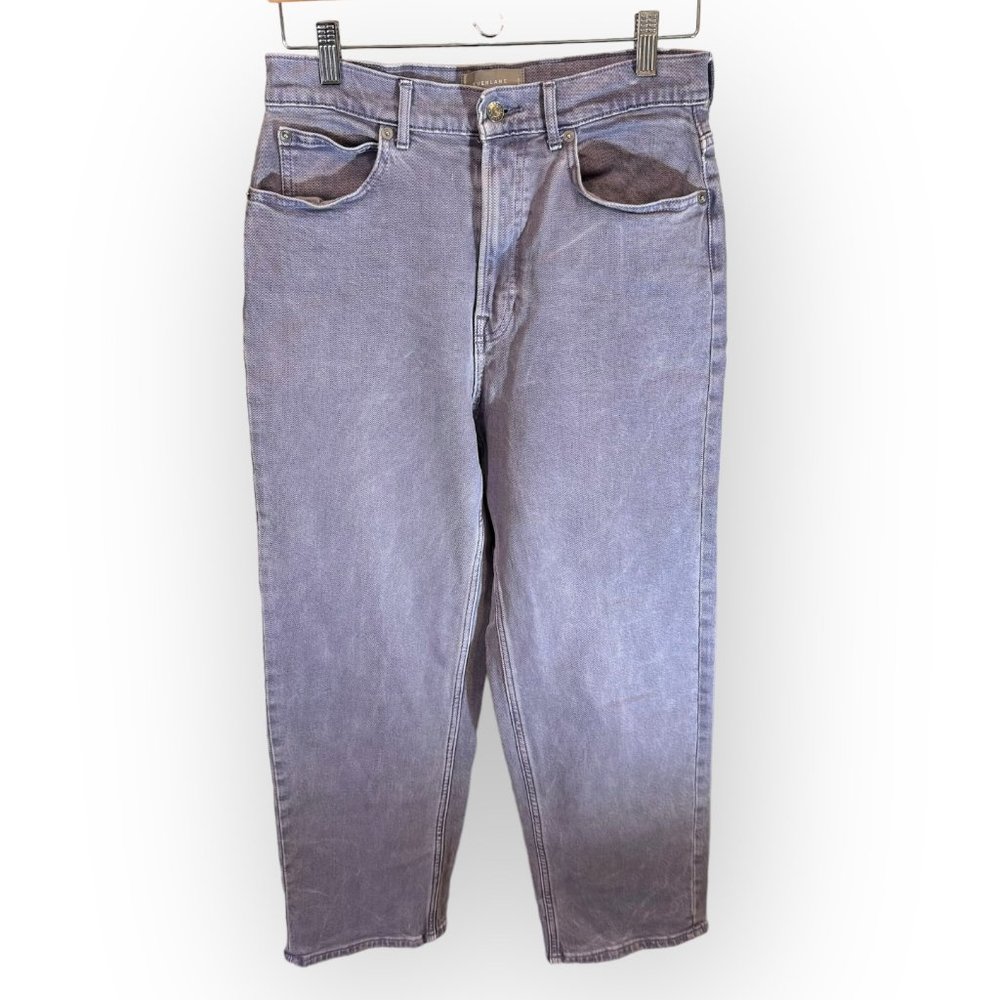EVERLANE The Way-High Wide Leg Jean in Rare Lavender Purple Womens 28x26